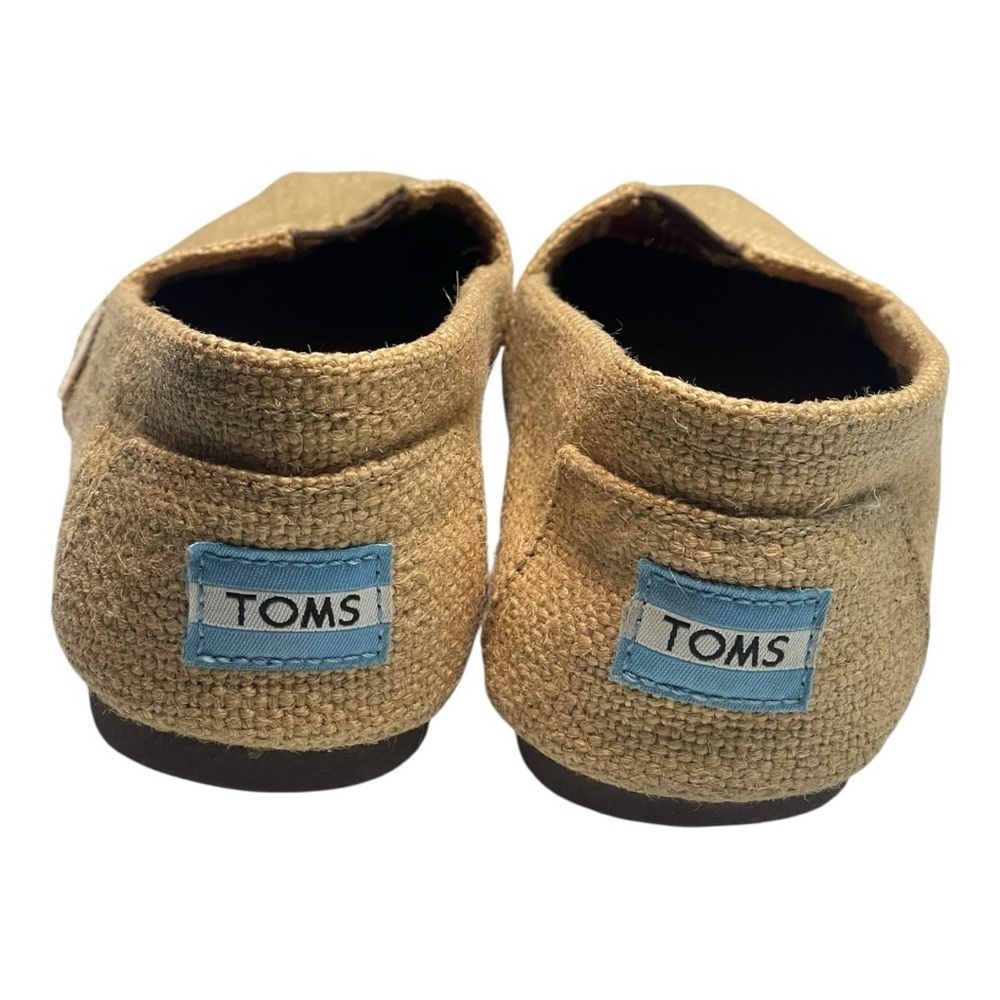 Toms Classic Natural Burlap Women’s Canvas Espadrilles Shoes Size 7 US - Picture 6 of 9